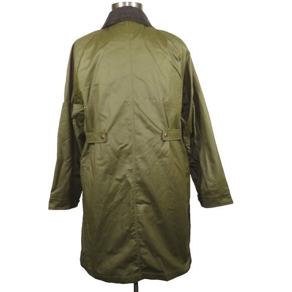 J. Crew Men’s Olive PrimaLoft Luxe Coat With Removable Liner Size XL - Picture 12 of 13